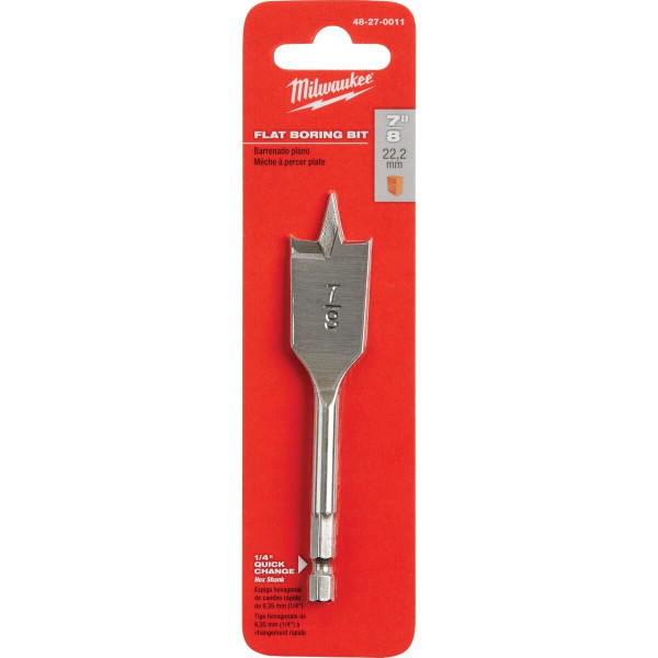 Milwaukee Tool 7/8" x 4.5" FLAT BORING BIT