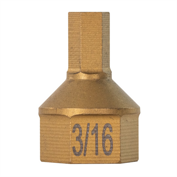 Mayhew 3/16" SAE Hex Dual Drive Bit, 7/16" Drive