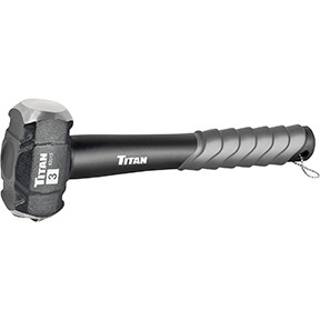 Titan 3 lb. Cross Pattern Drilling Hammer