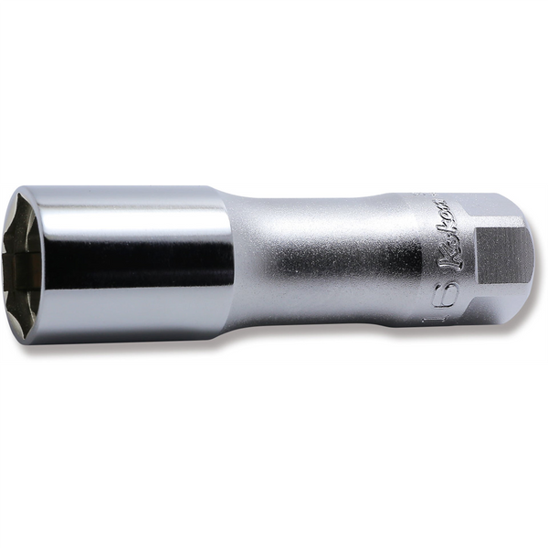 Ko-ken USA 3/8 Sq. Dr. Z-Series 6-Point Clip Type Spark Plug Socket 16mm