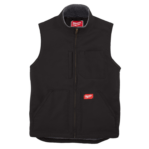 Milwaukee Tool HEAVY DUTY SHERPA-LINED VEST - BLACK 3X
