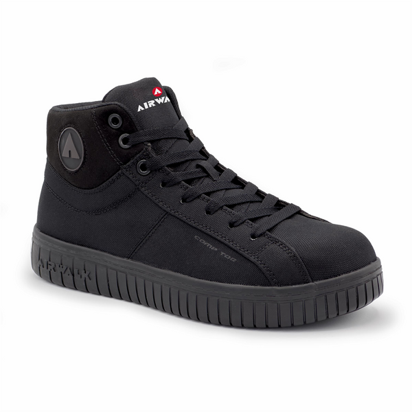 Airwalk AIRWALK - DEUCE MID Series - Men's Mid Top Shoe - CT|EH|SR - Black/Black - Size: 10M