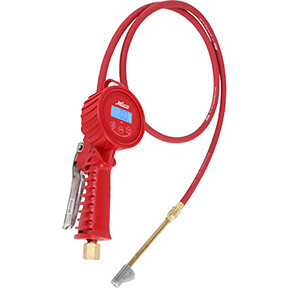 Milton Precision Digital Tire Inflator, Air Pressure Gauge, Grip-Head Air Chuck, 20-inch Hose, 1/4-inch NPT, w/ Extreme 0.1 and Accuracy, 10-120 PSI