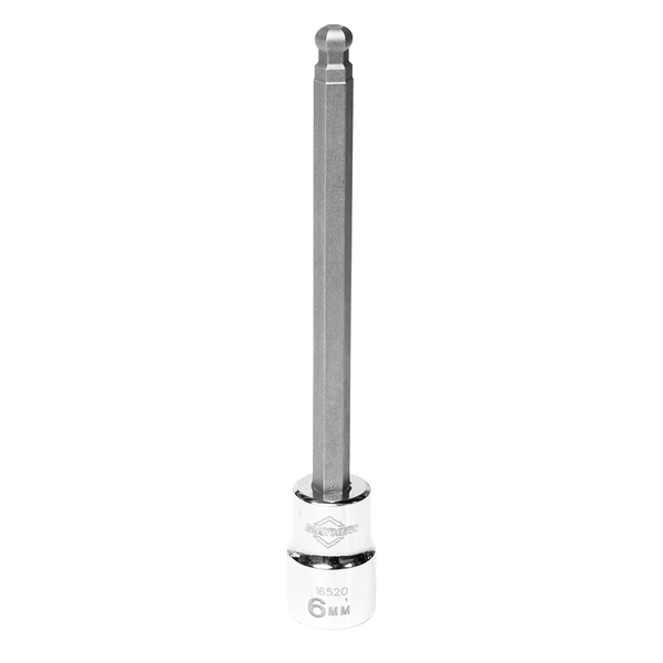 Mayhew Mayhew 6 MM Metric Ball Hex Medium Insert Socket Bit, 3/8-Inch Drive