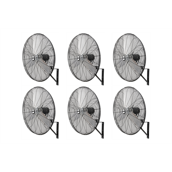K Tool International 30" Oscillating Wall Mount Industrial Fan (Pallet of 6)