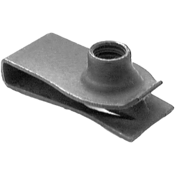 AUVECO 10051 Extruded U-Nut, 1/4 in - 20 TPI Screw, Phosphate