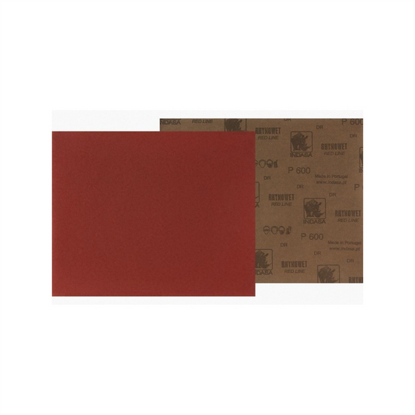 Indasa USA,Inc. Medallion 6-1500 Rhynowet Red Line XL Full Sanding Sheet, 11 in L x 9 in W, 1500 Grit