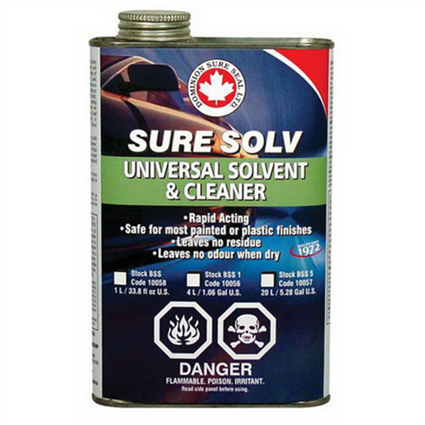 Dominion Sure Seal 10058 Universal Solvent and Cleaner, 1 qt Can, Liquid