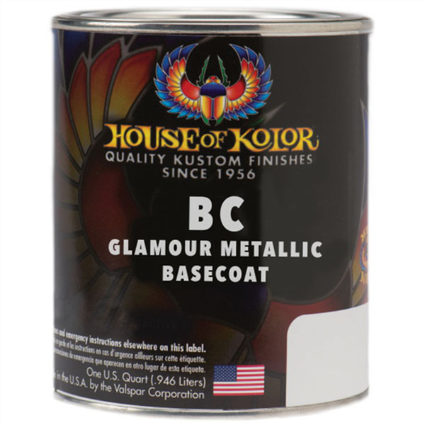 House Of Kolor SHIMRIN BC05-Q01 Glamour Metallics Series Universal Basecoat, 1 qt Can, Lapis Blue