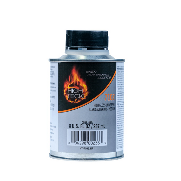 High Teck Products 7102-16 Medium Activator, 1/2 pt, Liquid, Use With: 7100 High Gloss Universal Urethane Clear