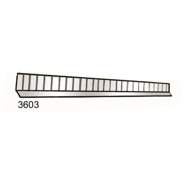 EZ Fix 3603 Super Flexible Edge Repair Panel, 2-3/4 in H x 3/4 in W x 36 in L, 20 ga, Sheet Metal