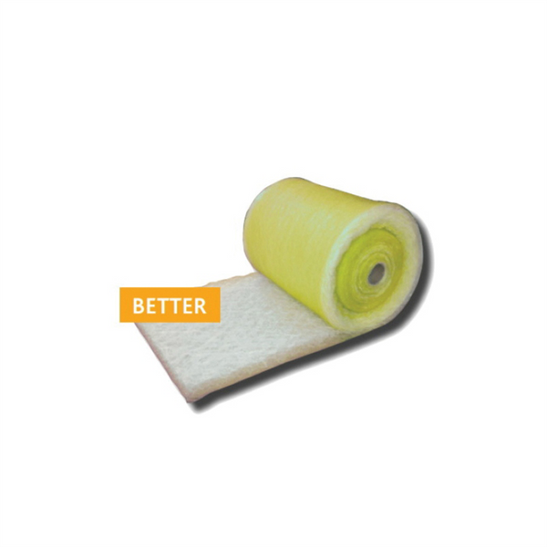 Viledon Filters 400-148 400 Paint Arrestor Roll, 48 in W x 2-1/2 in D x 100 ft H, 22 g Fiberglass Media