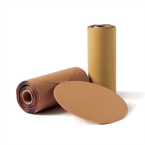 Sunmight USA Corporation Gold 00609 Open Coated Link Roll Sanding Disc, 6 in, P150 Grit, Premium Aluminum Oxide, PSA Attachment