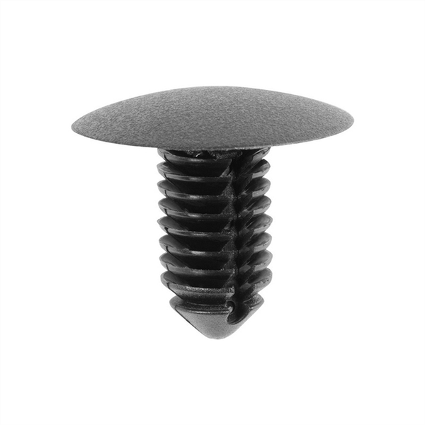 AUVECO 20360 Single Head Type 1 Engine Compartment and Front End Retainer, 15/16 in Dia Bottom Head, Nylon, Black