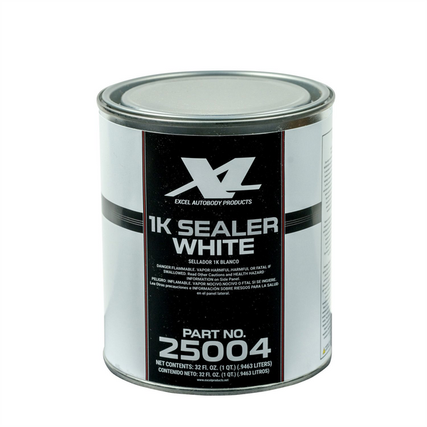 Excel Auto Body Products 1K Sealer, White, Quart