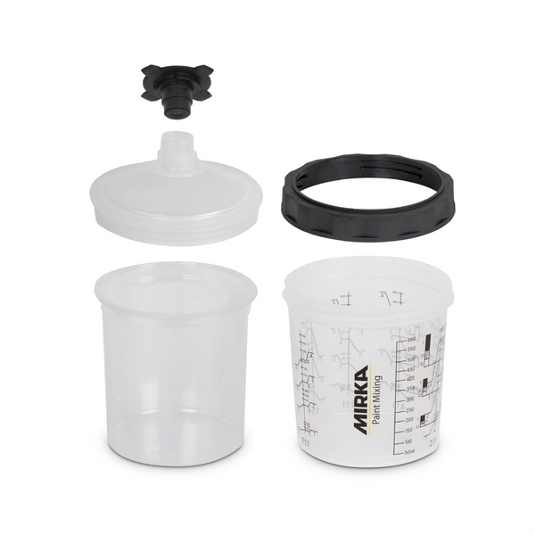 Mirka Abrasives Paint Cup System 180ml, Filter Lid 190&Acirc;���m, 50/Pack