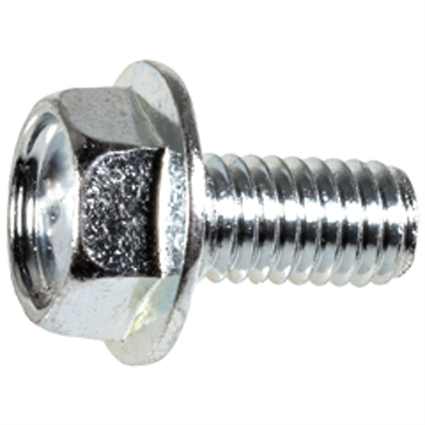 AUVECO HEX FLANGE LICENSE PLATE SCREW M6-1.0 X 12MM