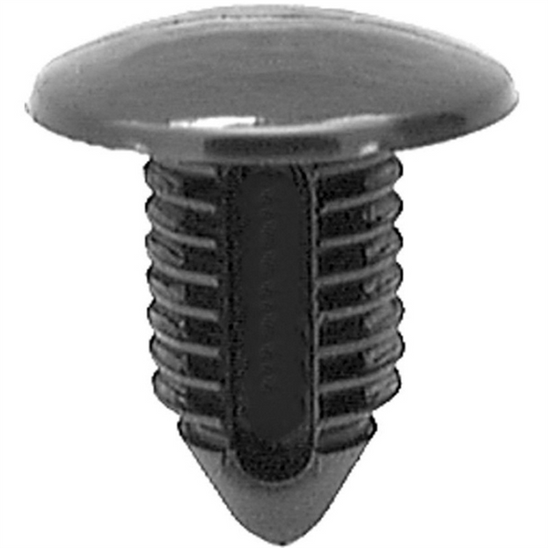 AUVECO AP12766 Single Head Type 1 Front End Stone Shield/Trim Panel Retainer, 7/8 in Dia Bottom Head, Nylon, Black