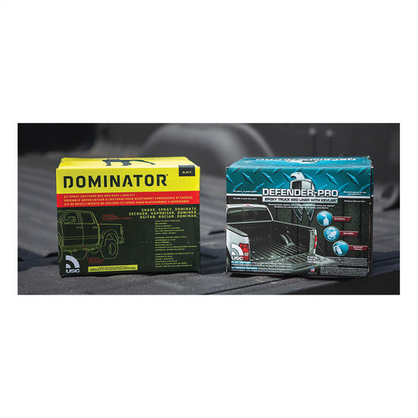 US Chemical DOMINATOR 2100-2 Tintable Urethane Truck Bed Liner Kit, Beige, 1:1 Mixing, 135 sq-ft at 5 mil Coverage