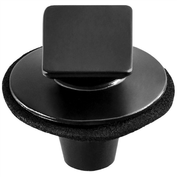 AUVECO 21285 Rocker Panel Molding Clip, (10 x 15 mm Top x 18 mm Dia Bottom) Head x 12 mm L Stem, Nylon, Black