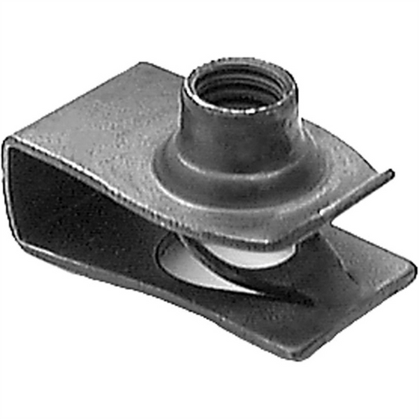 AUVECO 16842 Extruded U-Nut, M6 x 1 mm Screw, Phosphate