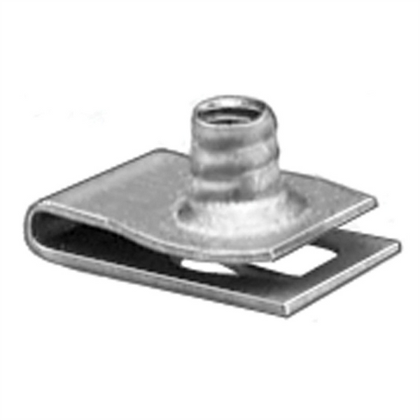 AUVECO 20339 Extruded U-Nut, M4.2 x 1.41 mm Screw, Zinc Organic
