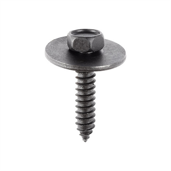 AUVECO 12068 Hex Head Sems A/AB Point Tapping Screw, M6.3 x 1.81 mm Screw x 30 mm L, Phosphate