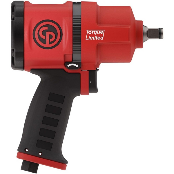 Chicago Pneumatic CP7748TL - 1/2 Inch Air Impact Wrench, Torque Limited, Pistol Handle, Max Torque Reverse Output 960 ft.lbs / 1300 Nm - 7000 RPM, Twin Hammer
