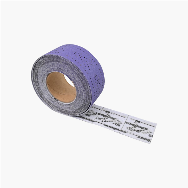 High Teck Products 2.75"X13YD 220G MULTIPLE-HOLE GRIP PURPLE CERAMIC AIR FILE ROLL