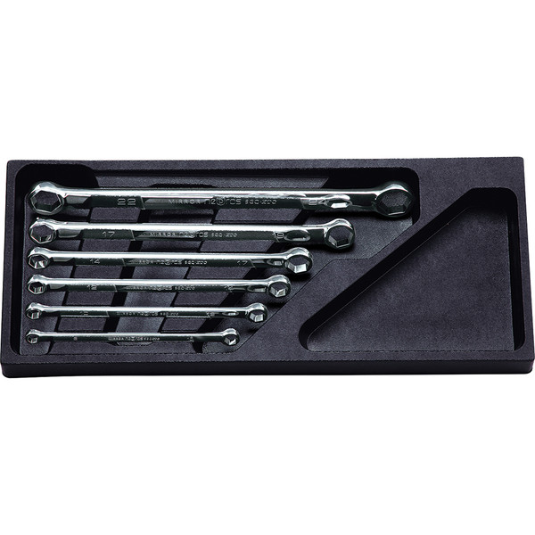 NEPROS - ACH NTM106H 6 Piece Metric 6 Pt Double Box Wrench Set