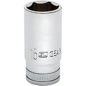 GEARWRENCH 80398S-06 16MM Mid Length 3/8 Drive 6 Pt. Chrome Sockets
