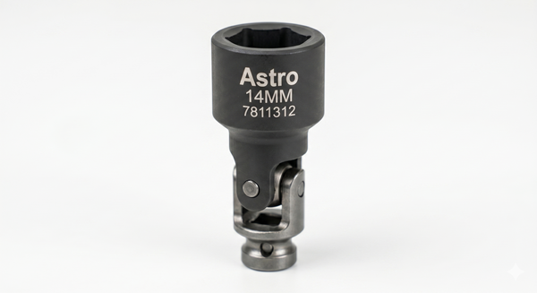 ASTRO PNEUMATIC TOOL CO. - ACH 7811312 1/4 Drive 14mm Nano Impact Socket