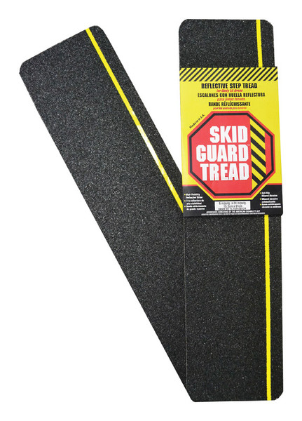 STAIR TREAD 6X24BLK/YLW