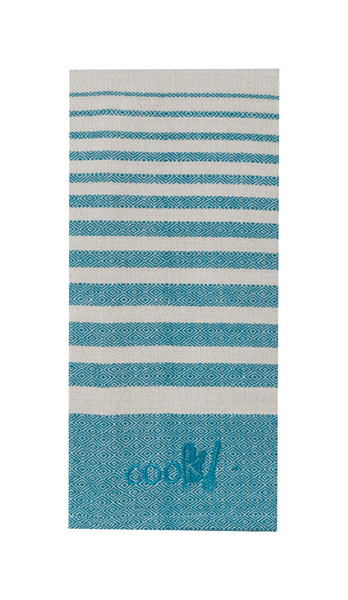 TEA TOWEL TEAL 18X28