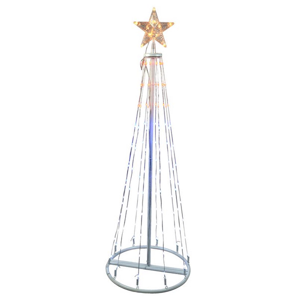 RBBN LGHT XMAS TREE 4H