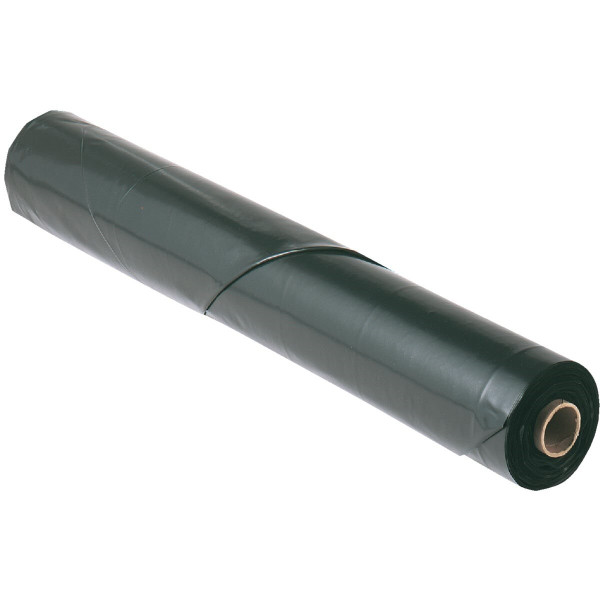 FILM POLY BLK4MIL 6X100