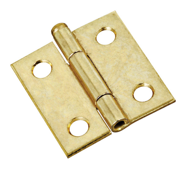 DOOR HINGE BRASS 1.5 2PK