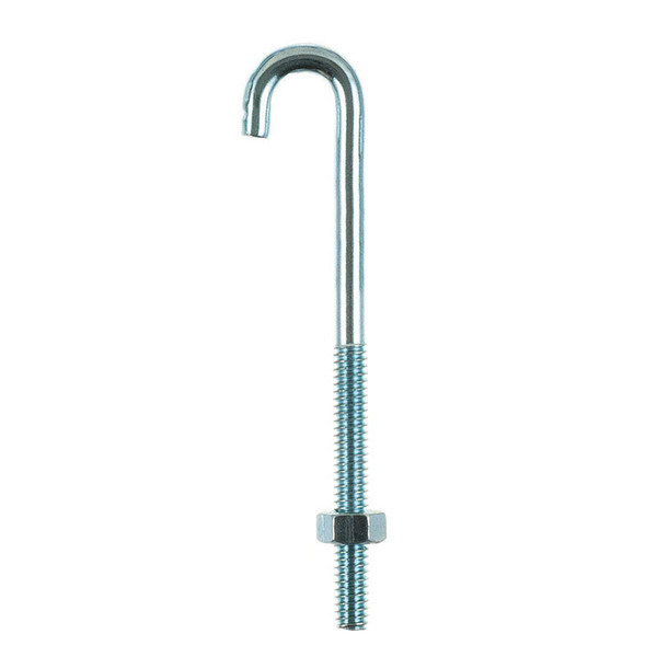 BOLT J W/NUT 1/4X4