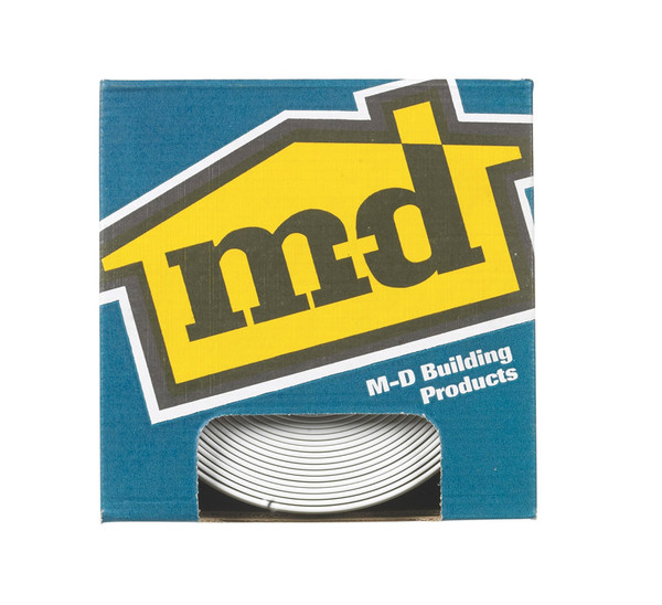 WALLBASE SELFSTCK4X20 M-D 20 ft. L Prefinished White Vinyl Wall Base
