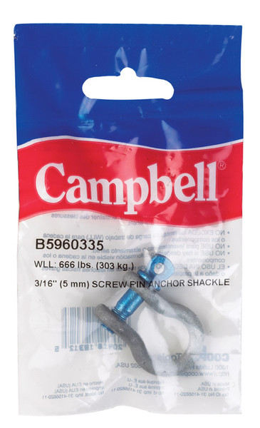 ANCHOR SHACKLE 3/16