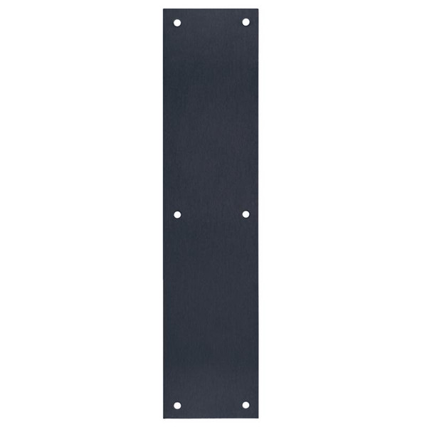 PUSH PLATE MBLK 3.5X15