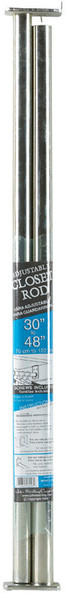 CLOSET ROD 30-48PLTNM
