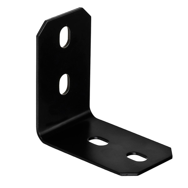 BRACE L BLK 4.875X3
