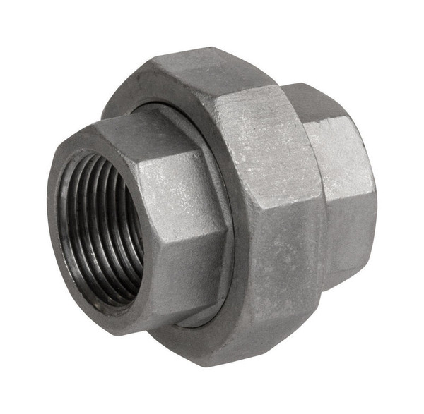 UNION 1-1/2F SCH40 SS