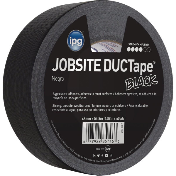DUCT TAPE BLK 1.88X60YD