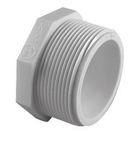 PLUG SCH40 PVC 2 MPT