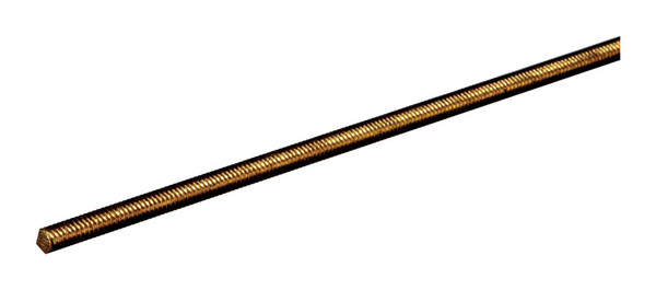 THREAD ROD 3/16D X12"BRS