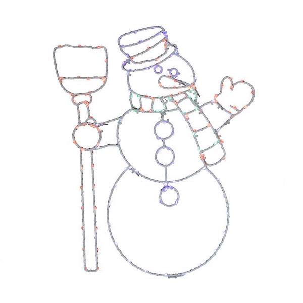SNOWMAN SILHOUETTE 17"