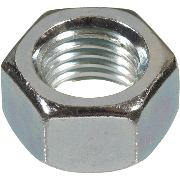 HEX NUT ZIN STL 7/16"-14