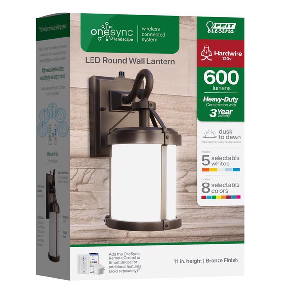 WALL LANTERN ROUND 11"